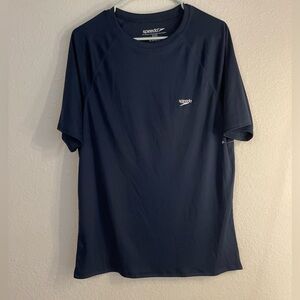 Speedo Men's Navy Blue Shirt size medium -NWOT